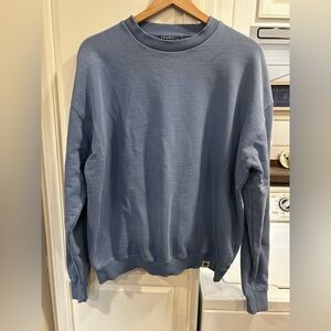 YoungLA Men's Crewneck Sweater in Slate Blue